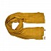 Designer Party Wear Striped Liner Stole With Colorful Fringe's - Yellow Designer Party Wear Striped Liner Stole With Colorful Fringe's - Yellow